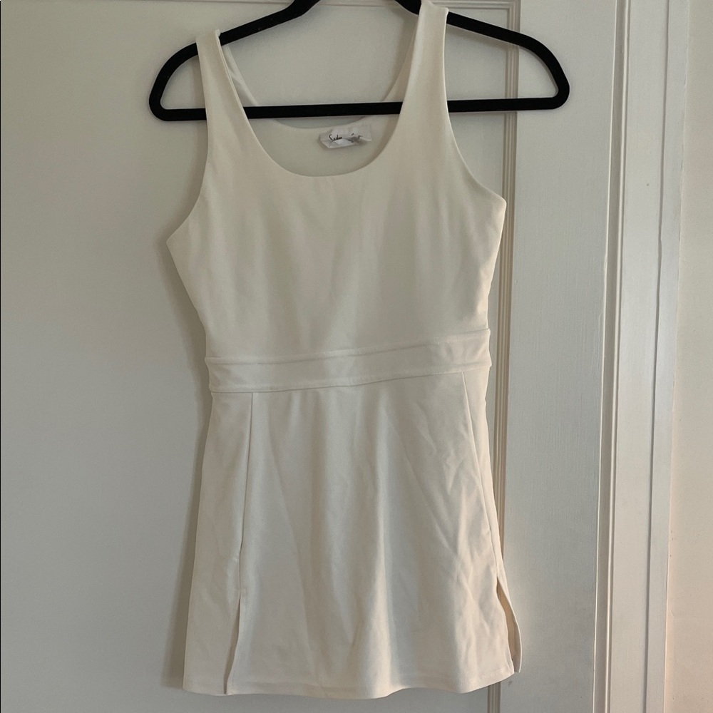 White workout dress